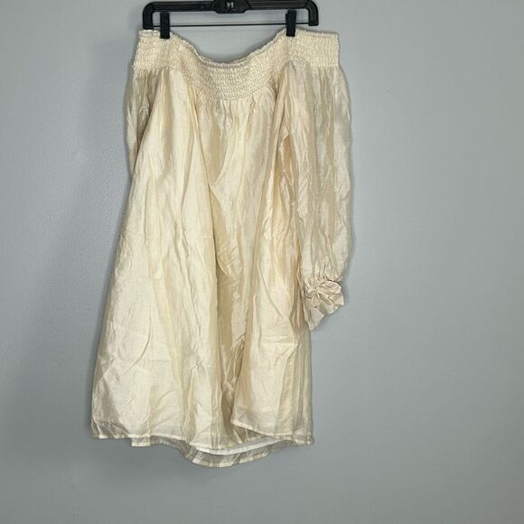 Eloquii Off The Shoulder Ruffle Sleeve Dress NWT - Picture 3 of 3